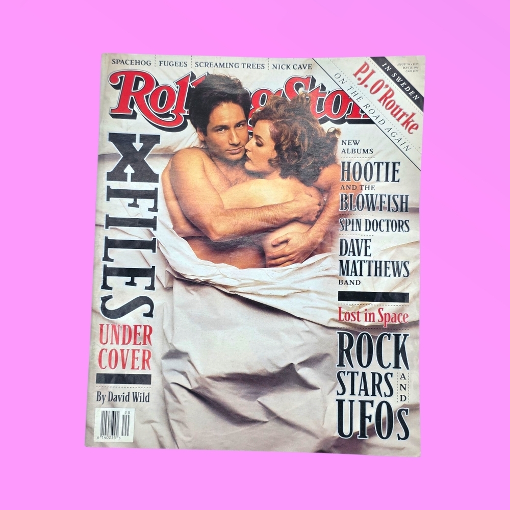 Vintage 1996 Rolling Stone Magazine X-Files Under Cover Mulder & Scully Issue